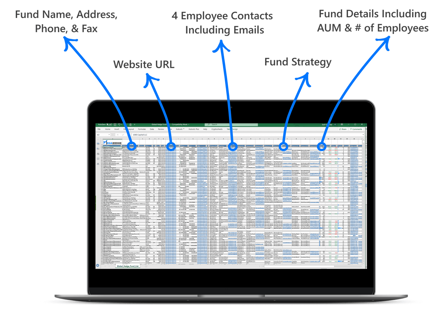 fund of funds list features